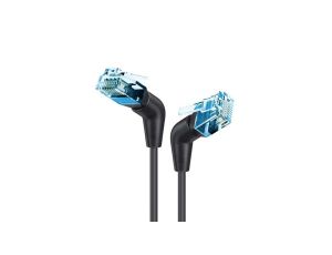 patchcord CAT6a UTP 100 miedź obrotowy kątowy slim /1 m/