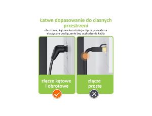 patchcord CAT6a UTP 100 miedź obrotowy kątowy slim /2 m/