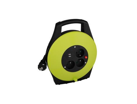 Przedłużacz bębnowy 10m z USB GW-0177