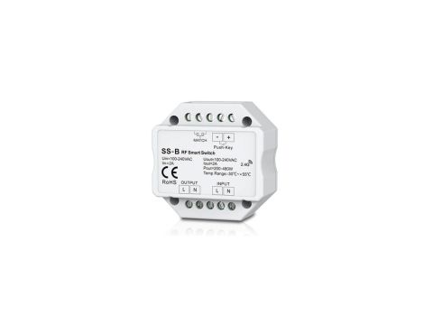 Bezprzewodowy włącznik oświetlenia Skydance - 230VAC/1,5A - sterowanie radiowe 2,4GHz - SS-B