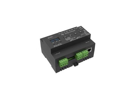 Włącznik oświetlenia 230VAC (DALI/DMX512) Skydance - 4 kanałowy 3680W - DIN OLED - DH4