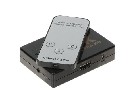 Przełącznik HDMI-SW-3/1-IR-4K
