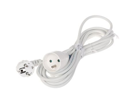 Przedłużacz 1-gniazdo z/u PS-3X1.0-5M/W 5m