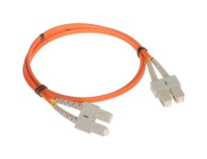 Patchcord światłowodowy wielomodowy PC-2SC/2SC-MM 1m