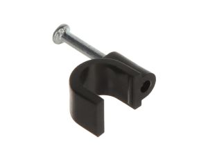 Uchwyt kablowy okrągły fi7mm czarny TRZ-7/B*P100