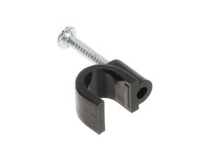 Uchwyt kablowy okrągły fi5mm czarny TRZ-5/B*P100