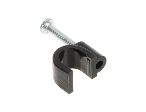 Uchwyt kablowy okrągły fi5mm czarny TRZ-5/B*P100