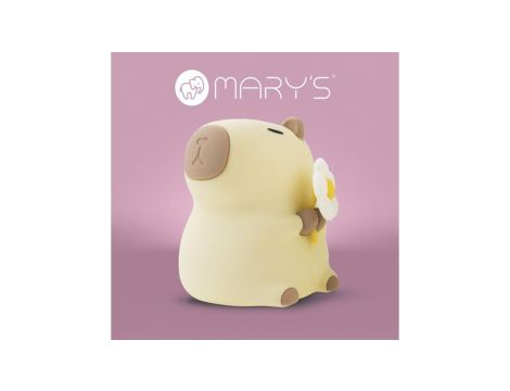 MARYS LAMPKA NOCNA LED Kapibara Florystka RGB