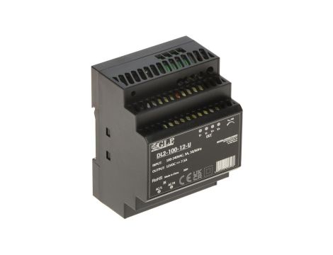 Zasilacz impulsowy 12V DC 7.5A DL2-100-12-U