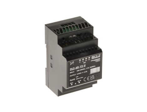 Zasilacz impulsowy 12V DC 4.5A DL2-60-12-U