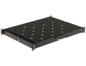Wysuwana półka do szafy RACK 19cali P19S/350/B-L