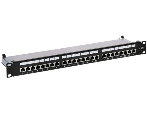 Patch panel RACK 19cali 24xRJ45PP-24/RJ6-C/FTP