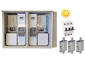 Rozdzielnica elektryczna, złącze kablowe ZP80x60-2P3F-LZ_LZ-RB_OM-E LAKIER UV