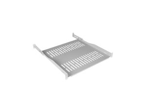 Półka regulowana do szafy RACK 19 1U 450mm (550mm) szara NEKU