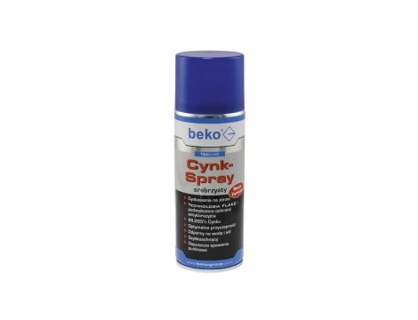 Cynk, ocynk antykorozyjny w sprayu jasny 400ml TecLine BEKO