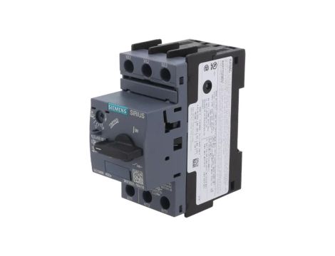 3RV2021-1BA10 Wyłącznik silnikowy 0,75kW 220690VAC na szynę DIN