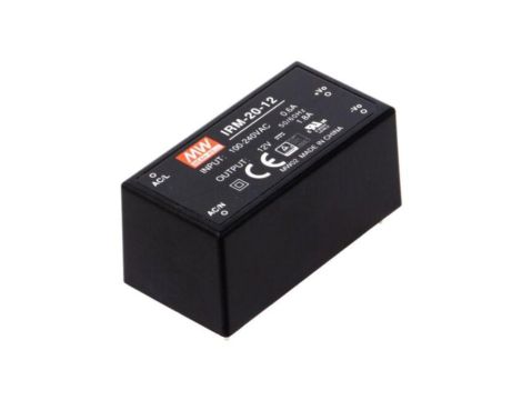 IRM-20-12 Przetwornica AC/DC, 21,6W, Napięcie wejściowe: 85264VAC,120370VDC, OUT: 1, 84