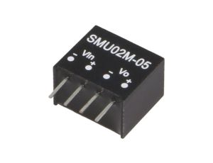 SMU02M-05 Przetwornica DC/DC, 2W, Napięcie wejściowe: 10,813,2VDC, Napięcie wyjściowe: 5VDC, SIP4, SMU02