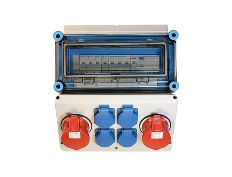 Rozdzielnica gniazdowa 2x16A 400V 4x16A 230V IP65 Mi-GN/Z 400001 HENSEL