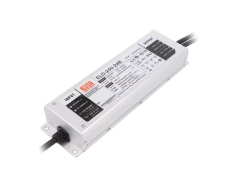 ELG-240-24B Zasilacz impulsowy, LED, 240W, 24VDC, 10A, 100305VAC, 142431VDC
