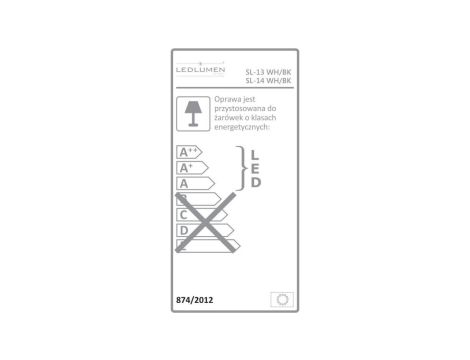 Oprawa 1xPAR16 LED GU10 biała SL-14 WH