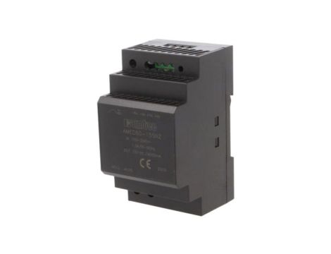 AMED60-15SNZ Zasilacz impulsowy, na szynę DIN, 60W, 15VDC, 4A, 85264VAC, 89