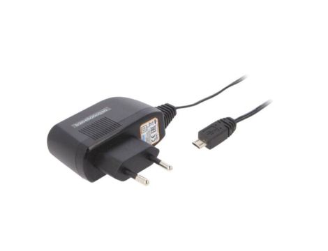 AMA5EU1-050100Y Zasilacz impulsowy, sieciowy,wtykowy, 5VDC, 1A, 5W, Wyj: USB micro