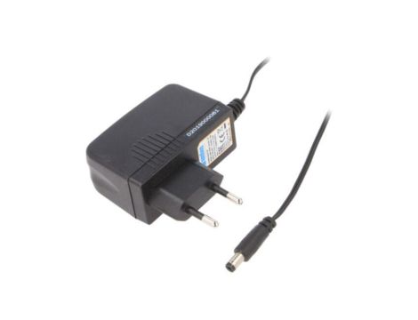 AMA12ER4-120100Y Zasilacz impulsowy, sieciowy,wtykowy, 12VDC, 1A, 12W, Wyj: 5,5/2,1