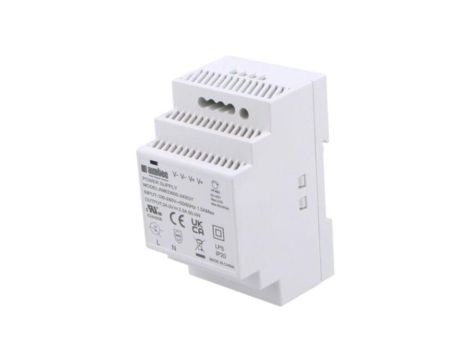 AMED60S-24SGY Zasilacz impulsowy, na szynę DIN, 60W, 24VDC, 2,5A, 90264VAC