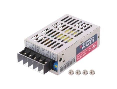 TXL025-05S Zasilacz impulsowy, do wbudowania,modułowy, 25W, 5VDC, 5A, Output: 1