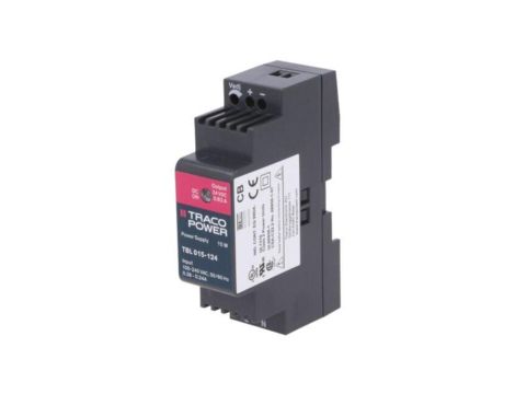 TBL015-124 Zasilacz impulsowy, na szynę DIN, 15W, 24VDC, 0,63A, 85264VAC