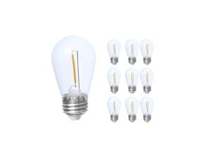 Żarówka LED E27 1W akcentowa plastik do girland ART IP65 10pack