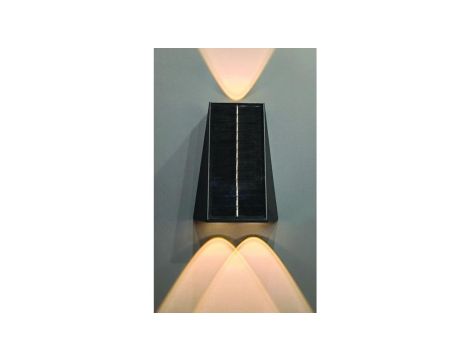 Oprawa solar LED architektoniczna 3 x 2W 70lm 3.7Vx1500mAh barwa naturalna 4000K IP54 LGS541N