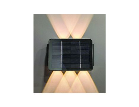 Oprawa solar LED architektoniczna 5 x 1.5W 70lm 3.7Vx1500mAh barwa naturalna 4000K IP54 LGS522N