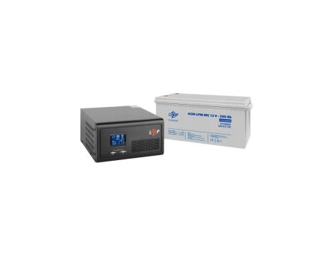 ZESTAW ZASILANIA AWARYJNEGO UPS + AKUMULATOR ŻELOWY 1500VA 1000W 2400Wh