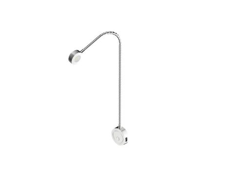 Oprawa elastyczna, chrom, Häfele Lighting LED 2034, 12V, modułowa (monochromatyczna), 83374089