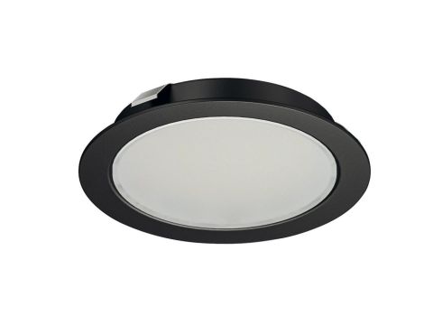 Oprawa punktowa, czarna, Häfele Lighting LED 2047, 12V (monochromatyczna), 3000K, 83372650