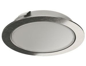 Oprawa punktowa, kolor stali nierdzewnej, Häfele Lighting LED 2047, 12V (monochromatyczna), 3000K, 83372630