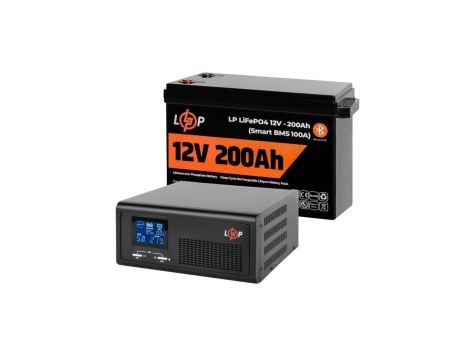 ZESTAW ZASILANIA AWARYJNEGO UPS + AKUMULATOR LIFEPO4 1000VA 600W 2560Wh