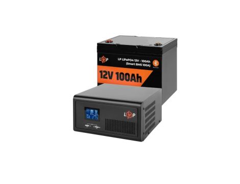 ZESTAW ZASILANIA AWARYJNEGO UPS + AKUMULATOR LIFEPO4 1500VA 1000W 1280Wh