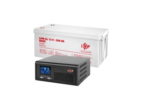 ZESTAW ZASILANIA AWARYJNEGO UPS + AKUMULATOR ŻELOWY 1000VA 600W 2400Wh