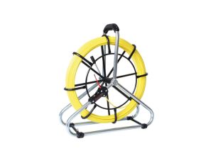 Pilot do przeciągania kabla włókno szklane fi 6mm na stojaku standard 50m /10062/