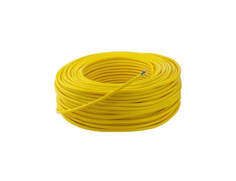 Kabel przemysłowy poliuretanowy PUR / H07BQ-F 3x1,5mm2 żółty 450/750V zewnętrzny olejoodporny linka Elektrokabel /10m/