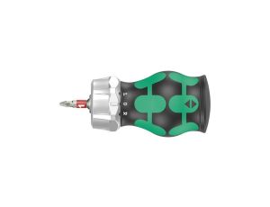 Wkrętak krótki, uchwyt bitów z magazynkiem i w zestawie z 6 bitami Stubby WERA