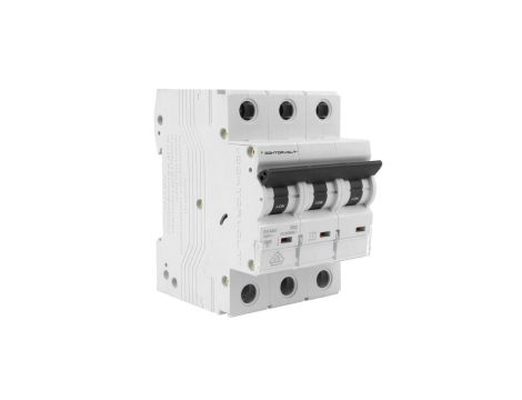 Wyłącznik nadprądowy S bezpiecznik 3-fazowy B32 (B 32A) 3-biegunowy 3P (400V AC) 3-modułowy 10kA VDE Doktorvolt