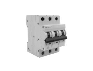 Wyłącznik nadprądowy S bezpiecznik 3-fazowy C16 (C 16A) 3-biegunowy 3P (400V AC) 3-modułowy 10kA VDE Doktorvolt