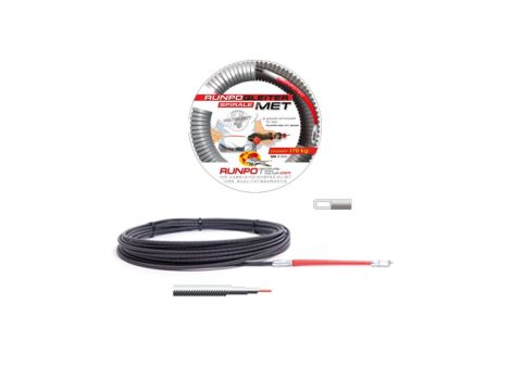 Pilot do przeciągania kabla spirala metalowa fi 4mm RUNPOGLEITER MET 30m / 30021/