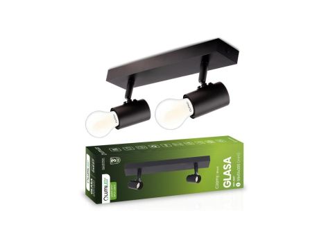 Lampa Sufitowa SPOT TUBA Reflektor Oprawa Halogenowa 2x E27 GLASA LUMILED