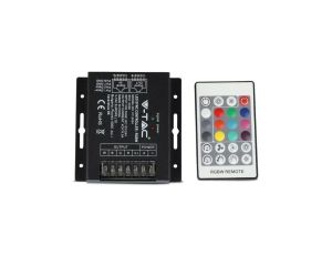 Sterownik do taśm led RGBW+ pilot 12V/24V 288W/576W RJ45 V-TAC VT-2424