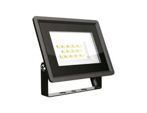 Naświetlacz, projektor LED SMD 10W 750lm 6500K IP65 czarny barwa CW biały zimny V-TAC VT-4914-B
